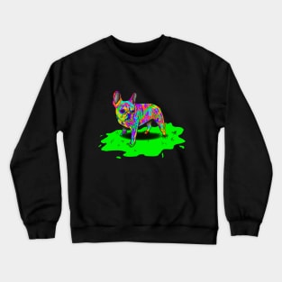 Colorful Frenchie Crewneck Sweatshirt